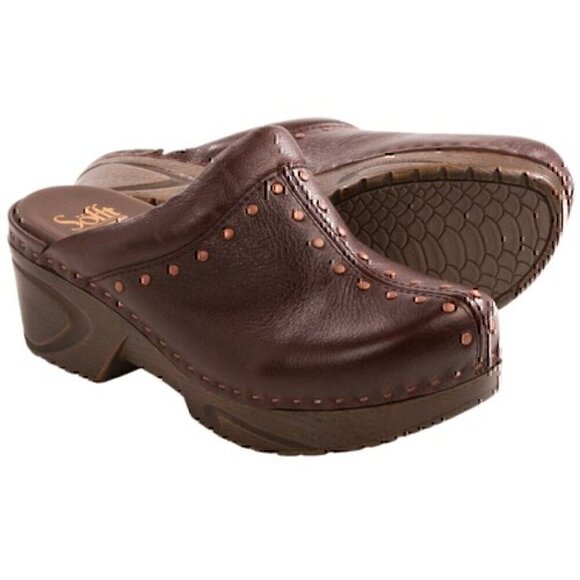 Sofft Hero Brown Cait Leather Clog Item #8612W size 7 1/2 - Picture 7 of 7